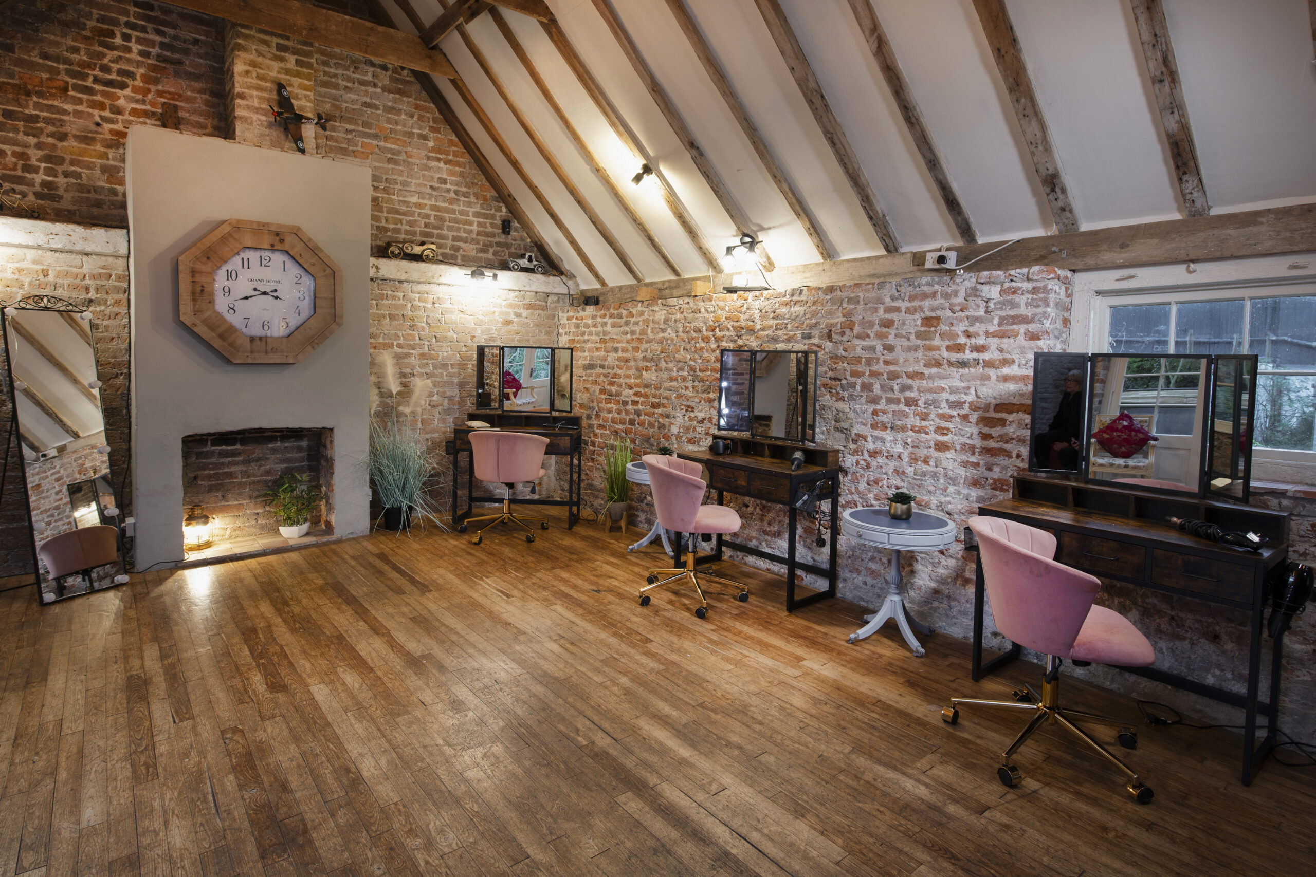 The Pamper Suite at Solton Manor fully equipped for your bridal preparations