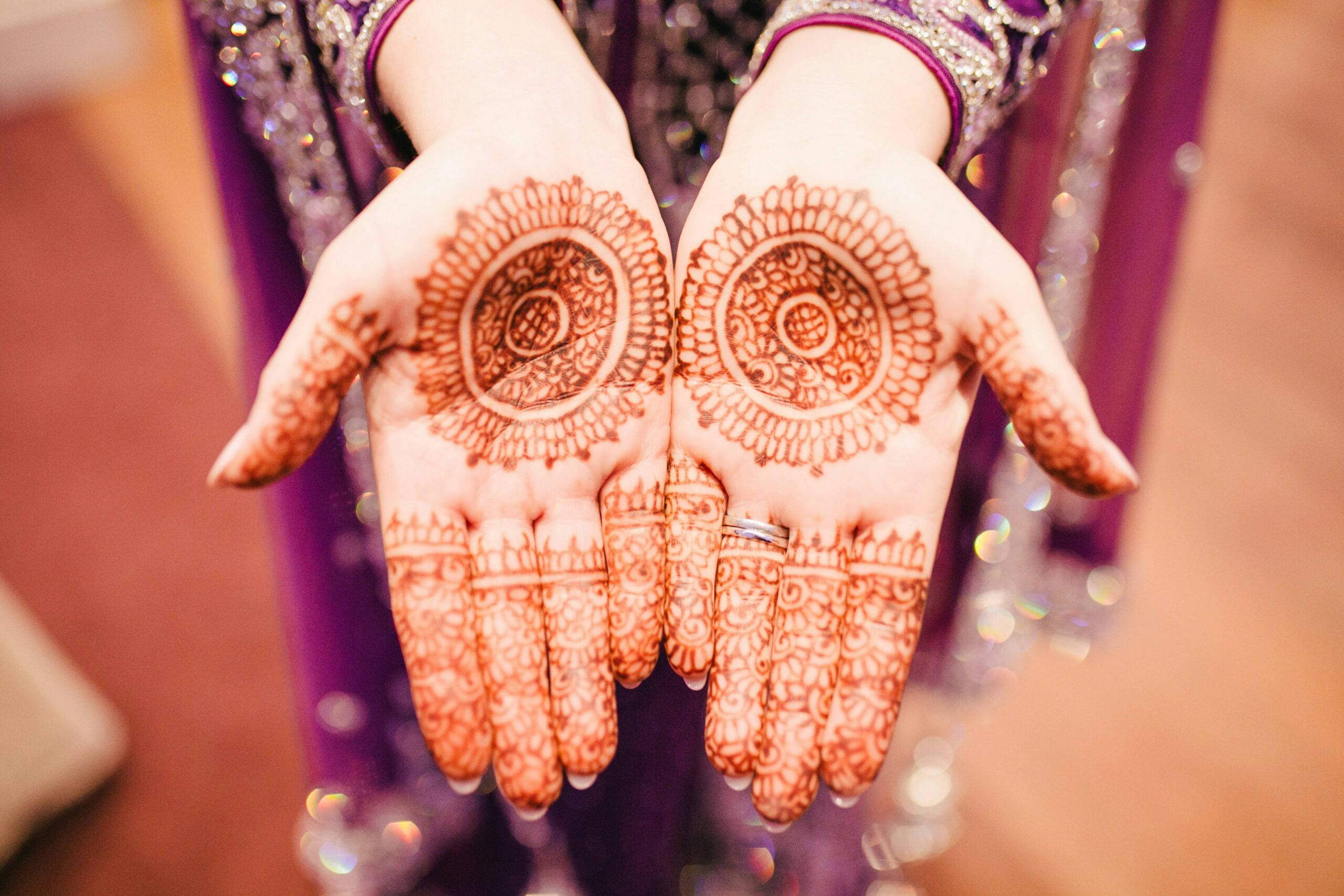Wedding henna, in safe hands at Solton Manor, Canterbury